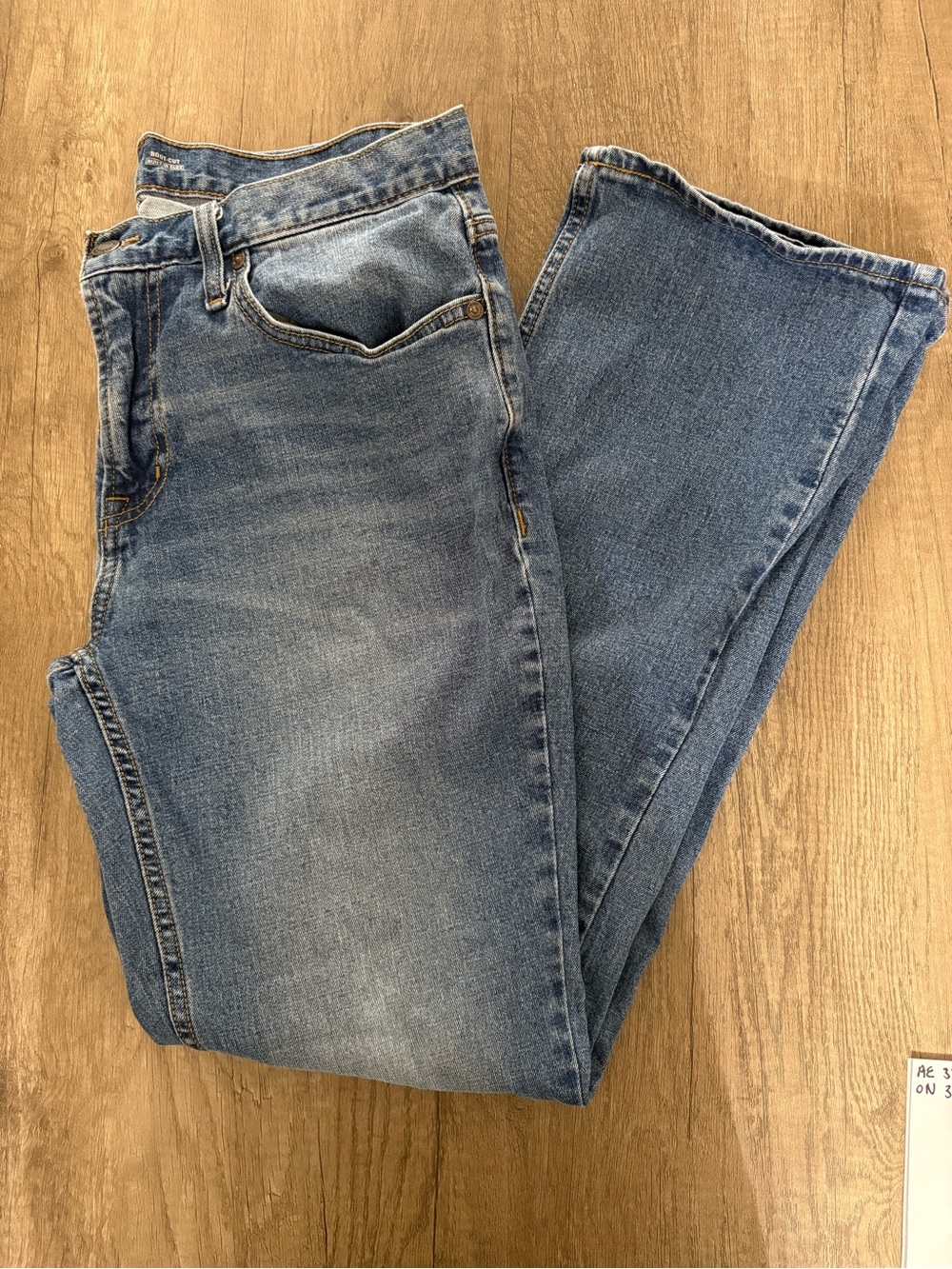 Men's Classic Straight Fit Blue Jeans